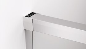 Sliding rail with integrated "soft open / close function"