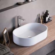 KAROL - CS Oval 55x36 Countertop Washbasin