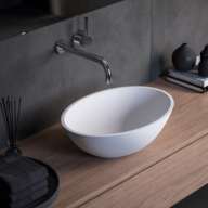 KAROL - TW Oval 49x34 Countertop Washbasins