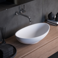 KAROL - TW Oval 57x33 Countertop Washbasin